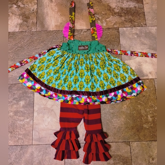 Matilda Jane paint by numbers apron outfit 18 months - Picture 4 of 5